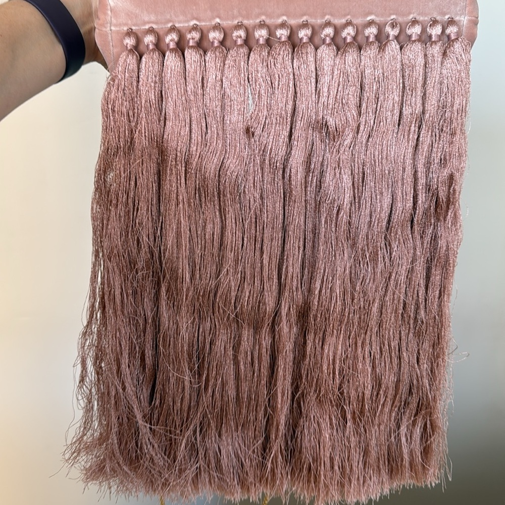 Zimmermann clutch or shoulder strap Velvet Fringe Bag NWOT - Picture 5 of 10